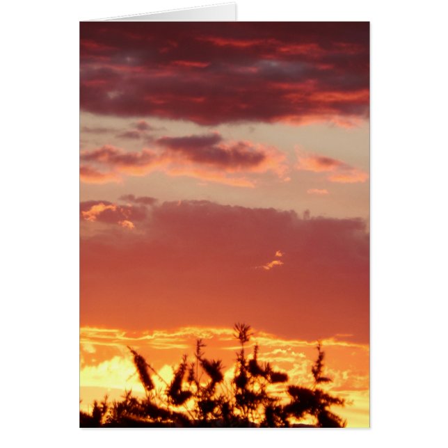 Canberra, Australia puesta de sol. (Frente)