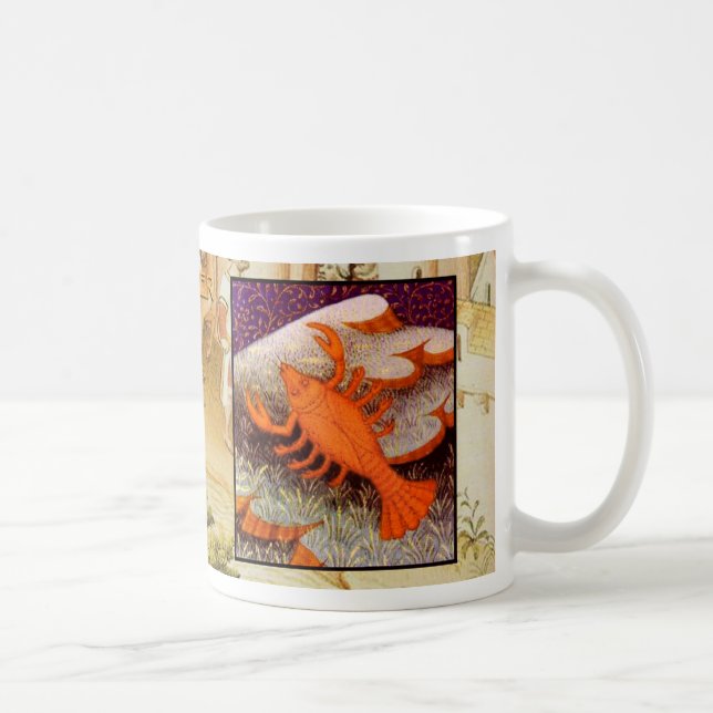 Cáncer Antiguo Rótulo Zodiaco Astrología Copa de C (Derecha)