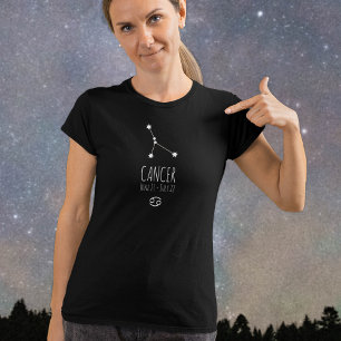 Cáncer Camiseta personalizada de constelación zo