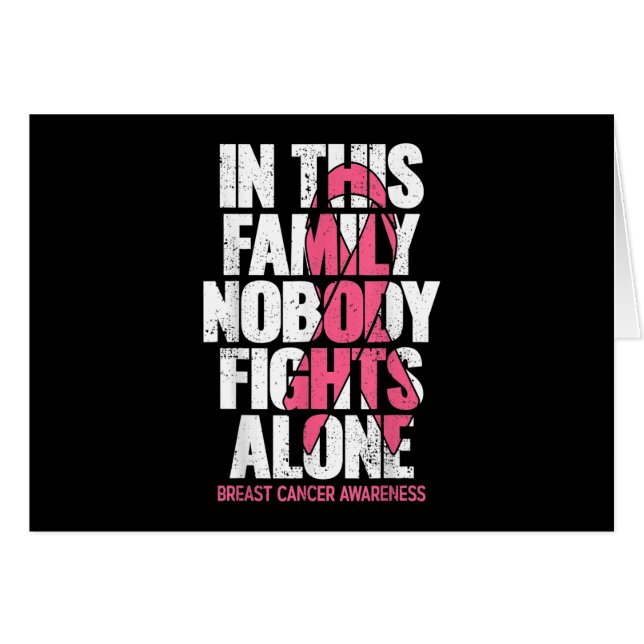 Cáncer de Mama Apoyo al Cáncer de Mama Familiar Vi (Anverso (Horizontal))