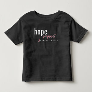 cáncer de mama. espero apoyo. Camisetas para niños