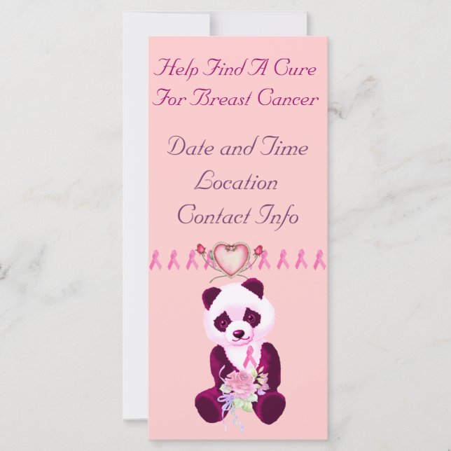 Cáncer de mama Panda Bear (Anverso)