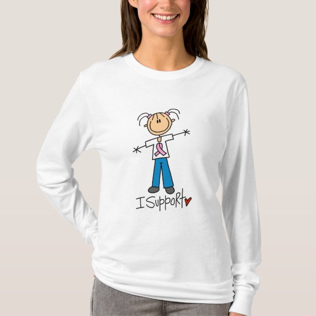 Cáncer de pecho apoyo las camisetas y los regalos (Anverso)