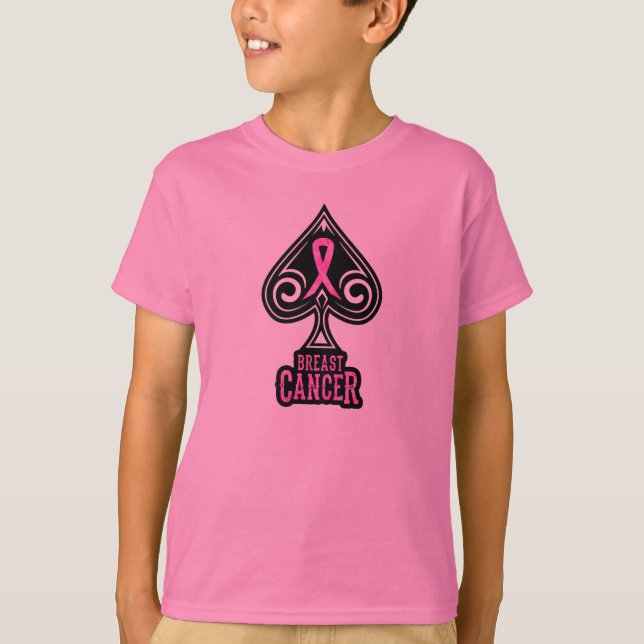 Cáncer de pecho - camiseta de la juventud - (Anverso)