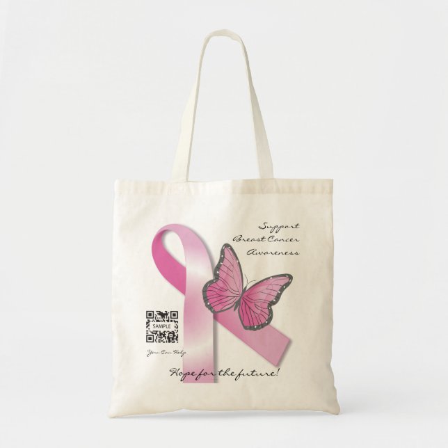Cáncer de pecho de la plantilla del bolso (Frente)