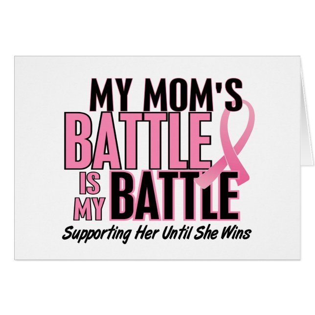 Cáncer de pecho mi BATALLA DEMASIADO 1 mamá (Anverso (Horizontal))