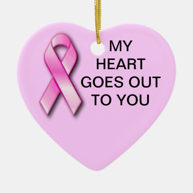 Cáncer de pecho mi ornamento del navidad del (Frente)