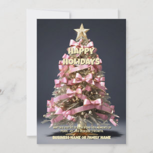 Cáncer de pecho oncología de árbol de Navidad rosa