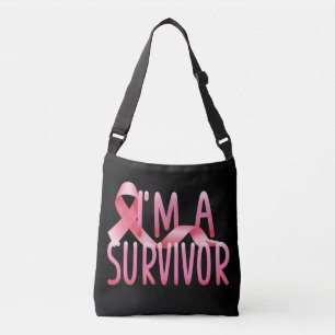 Cáncer de pecho Sobreviviente Bolsa de cuerpo cruz