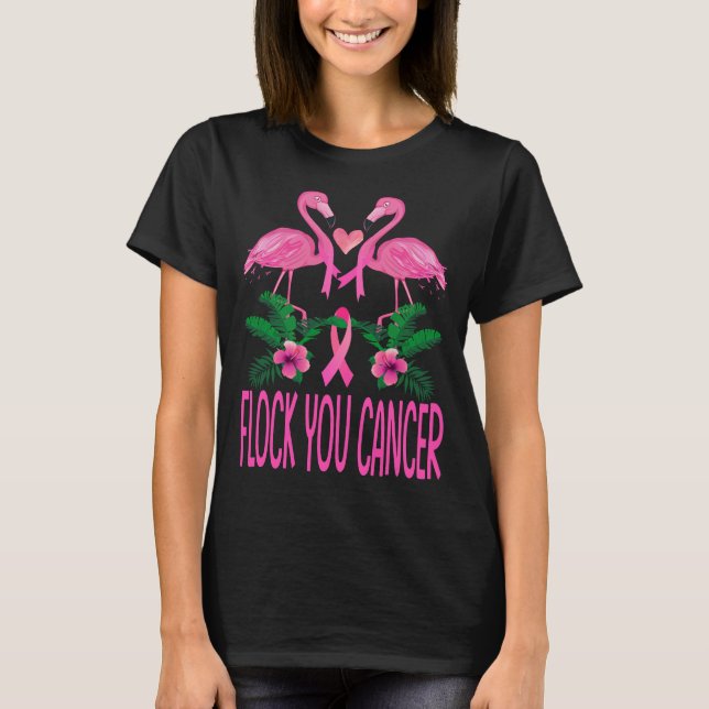 Cáncer Flamingo Camiseta Camiseta Camiseta Gi (Anverso)