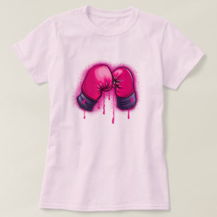 Cáncer Guantes de Boxeo Camiseta