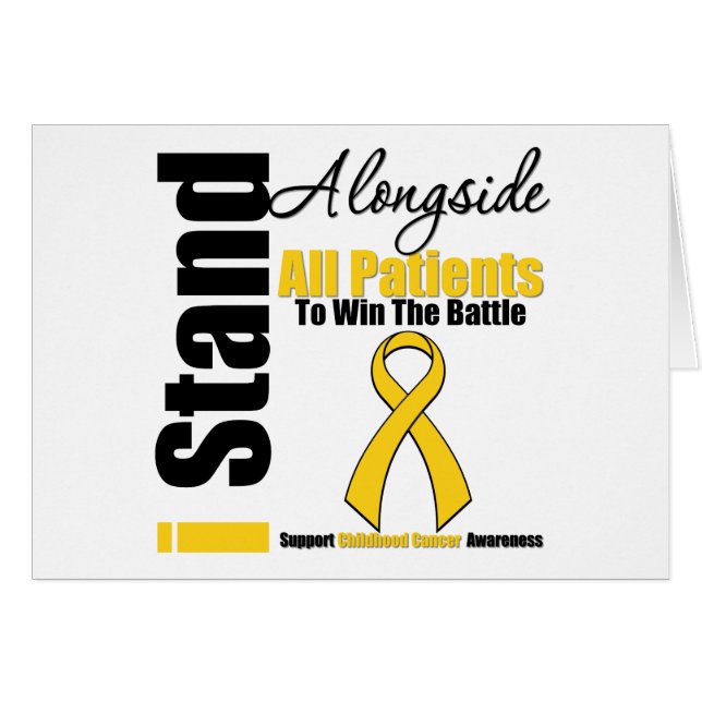 Cáncer infantil al lado de todos los pacientes (Anverso (Horizontal))