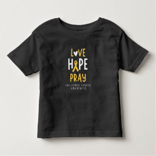 cáncer infantil. amor. esperanza. rezar. Camisetas