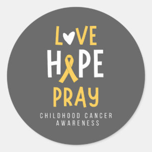 cáncer infantil. amor. esperanza. rezar. Pegatinas
