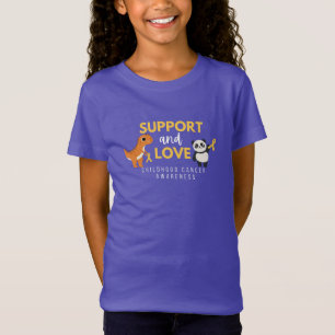 cáncer infantil. apoyo. amor. Camiseta de chicas