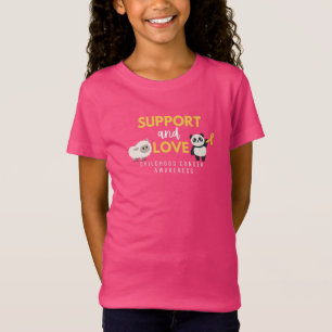cáncer infantil. apoyo. amor. Camiseta de chicas
