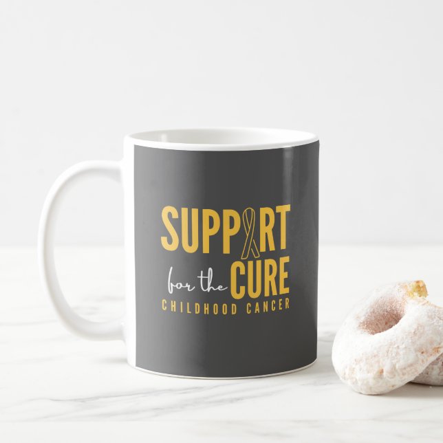cáncer infantil. apoyo para la cura. Jarras (Con donut)
