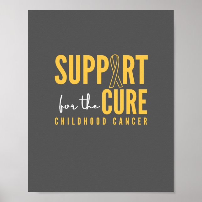 cáncer infantil. apoyo para la cura. Posters (Frente)