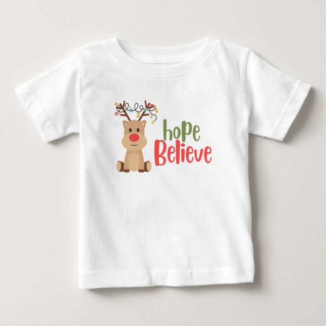 cáncer infantil.esperanza Navidades Camiseta bebé (Anverso)