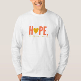 cáncer infantil HOPE corazón Larga camiseta de man