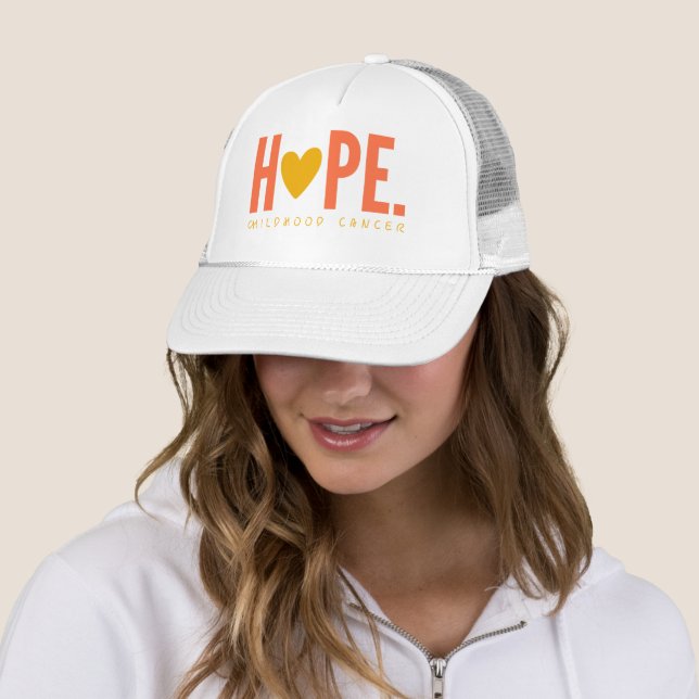 cáncer infantil HOPE Gorra de corazón dorado (In situ)