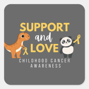 cáncer infantil.soporte.amor.Pegatinas y etiquetas
