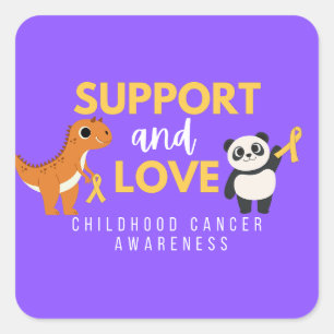 cáncer infantil.soporte.amor.Pegatinas y etiquetas