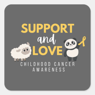 cáncer infantil.soporte.amor.Pegatinas y etiquetas
