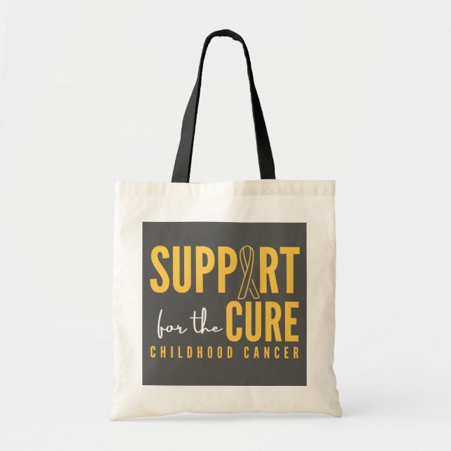 cáncer infantil.soporte.curar Totes y bolsas (Frente)