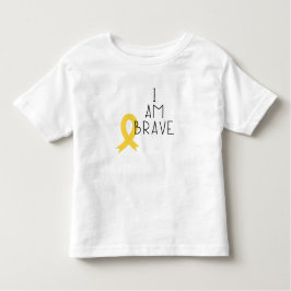cáncer infantil. Soy valiente. Camisetas para niño