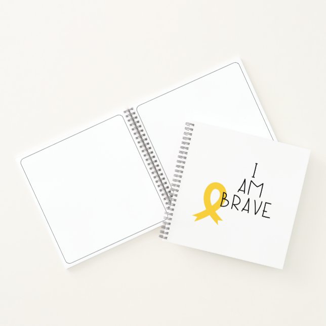 cáncer infantil. valiente. Cuaderno de dibujo de e (Interior)