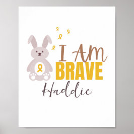 cáncer infantil. valiente. Posters de nombres pers