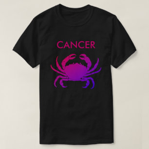 Cáncer la camiseta del cangrejo