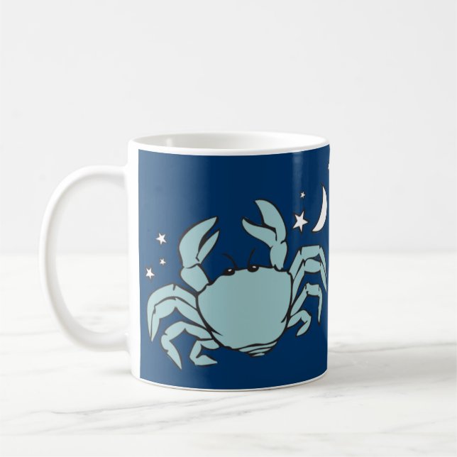 Cáncer La taza astrológica cangrejo (Izquierda)