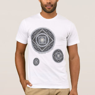 Cáncer Mandala Camisa Ligera para Hombres