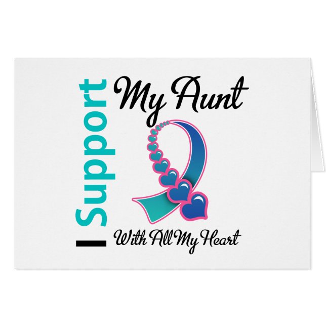 Cáncer tiroideo Apoyo a mi tía (Anverso (Horizontal))