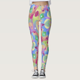 Canción arcoiris Mandala Leggings