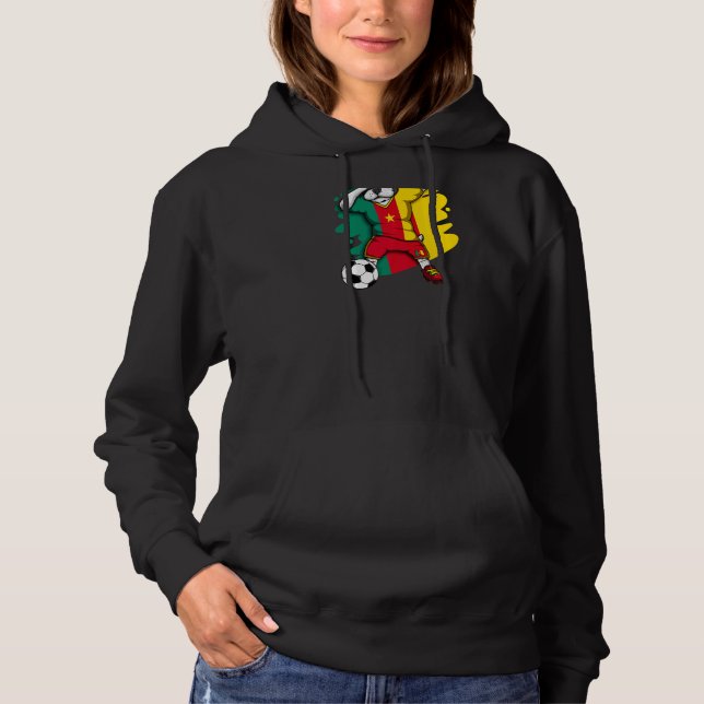 Canción de Bulldog francés Camerún Fans Jersey (Anverso)
