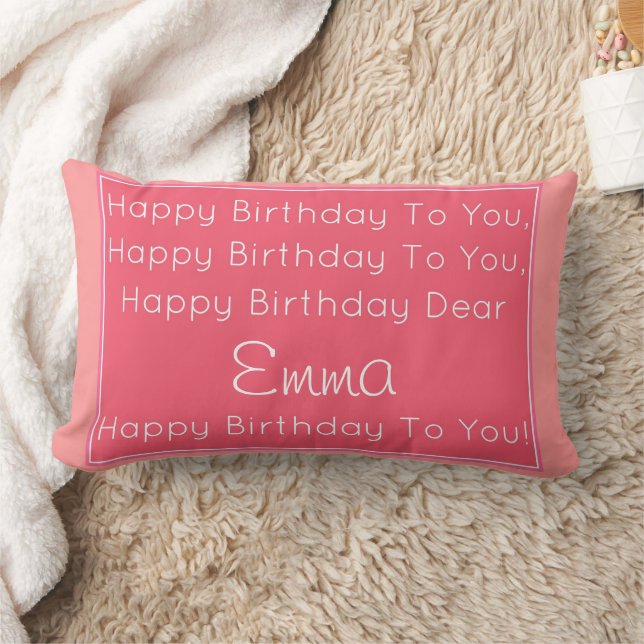 Canción de Cumpleaños Almohada (Manta)