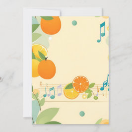 Canción de cuna en la invitación de Baby Shower de