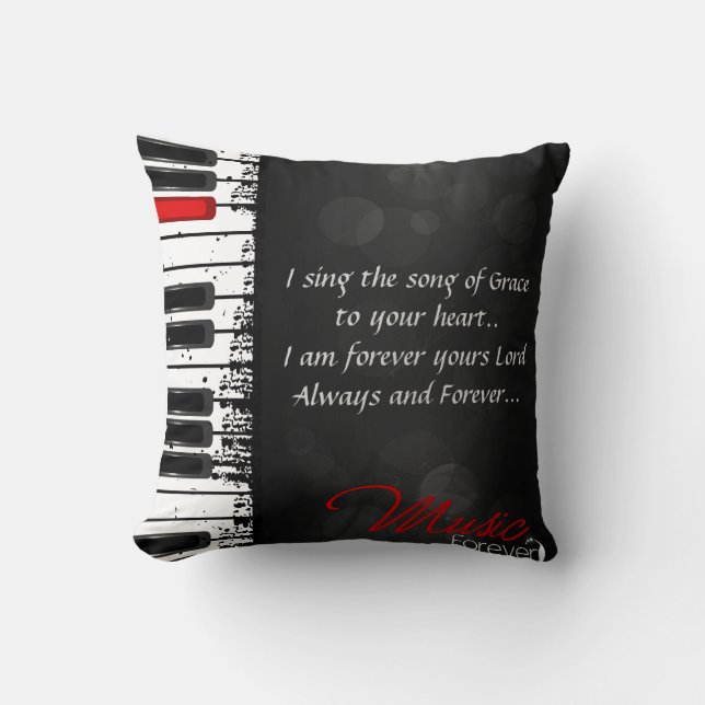 Canción de la almohada de Decoratve del corazón (Anverso)