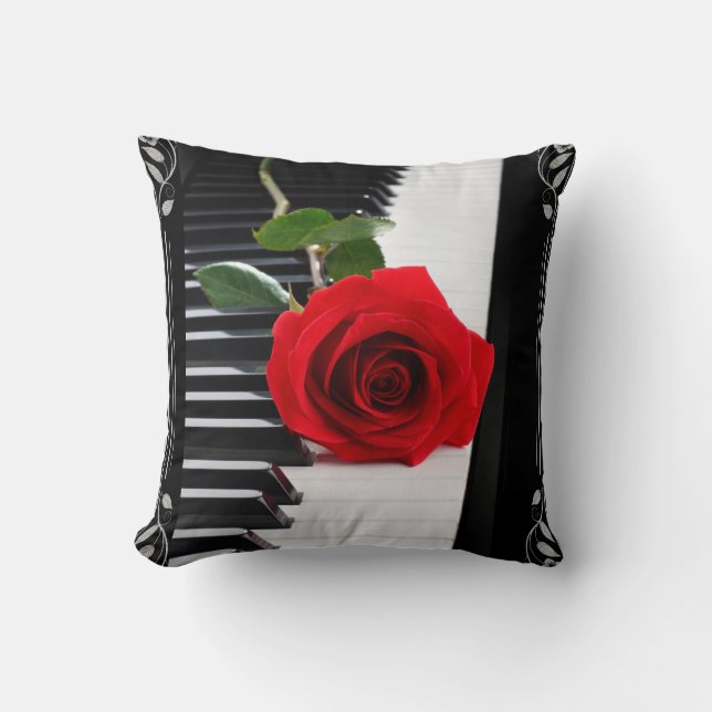 Canción de la almohada decorativa del corazón (Anverso)