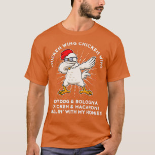 Canción de la camiseta del ala de pollo con ala de