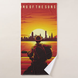 Canción de la puesta de sol del ilustracion, solo,