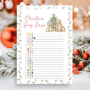 Canción de Navidad Emoji Juego Divertido de Fiesta