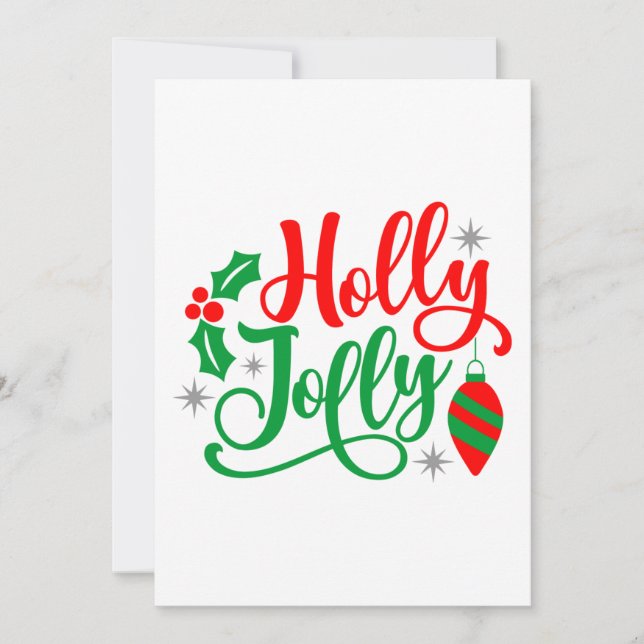 Canción de Navidad Holly Jolly (Anverso)