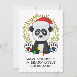 Canción divertida de Navidad Pun Panda