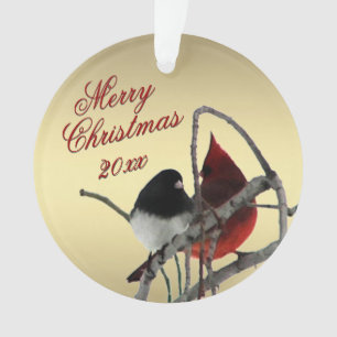 Canciones Aves Ornamento de Navidad