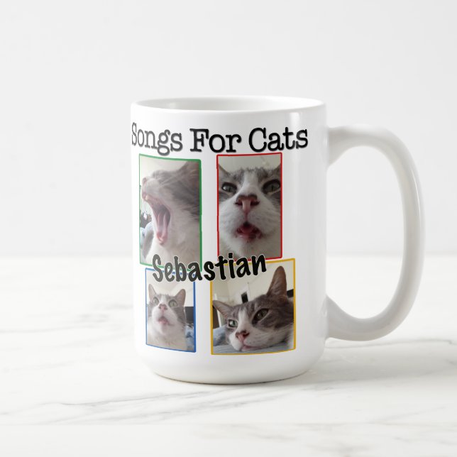 Canciones para los gatos - taza de café de (Derecha)