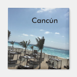 Cancún (México) - imán cuadrado de 2 pulgadas